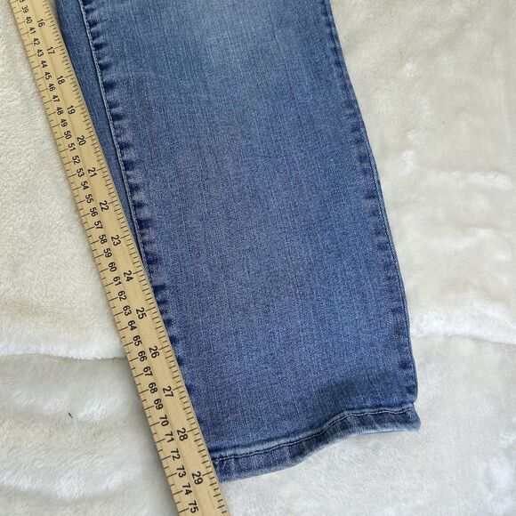 Ava & Viv Plus Size Women's Jeans 20 Light Blue Distressed - Picture 4 of 6